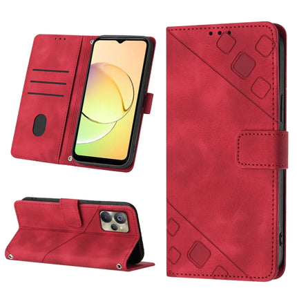 Skin-feel Embossed Leather Phone Case, For OPPO A96 5G / Reno7z / Reno7 Lite 5G / F21 Pro 5G / Reno8 z / OnePlus Nord N20, For OPPO K10X / Realme 9 Pro, For Realme 10, For Realme 10 5G