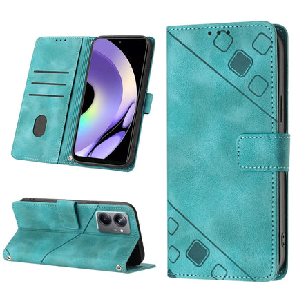 Skin-feel Embossed Leather Phone Case, For Realme 10 Pro, For Realme C11, For Realme C33, For Realme GT2 Explorer Master