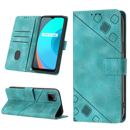 Skin-feel Embossed Leather Phone Case, For Realme 10 Pro, For Realme C11, For Realme C33, For Realme GT2 Explorer Master