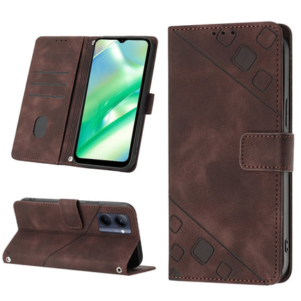 Skin-feel Embossed Leather Phone Case, For Realme 10 Pro, For Realme C11, For Realme C33, For Realme GT2 Explorer Master