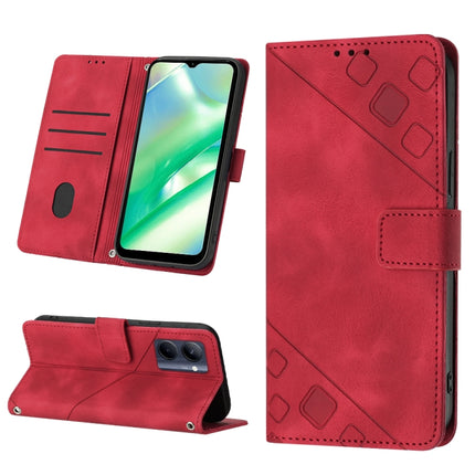 Skin-feel Embossed Leather Phone Case, For Realme 10 Pro, For Realme C11, For Realme C33, For Realme GT2 Explorer Master