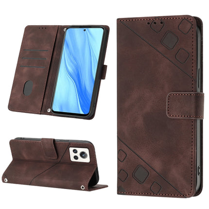 Skin-feel Embossed Leather Phone Case, For Realme 10 Pro, For Realme C11, For Realme C33, For Realme GT2 Explorer Master