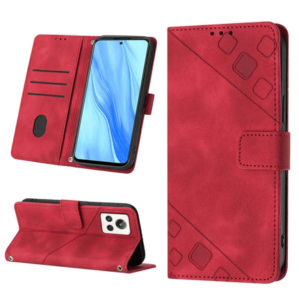 Skin-feel Embossed Leather Phone Case, For Realme 10 Pro, For Realme C11, For Realme C33, For Realme GT2 Explorer Master