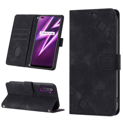 Skin-feel Embossed Leather Phone Case, For Realme 6, For Realme 6 Pro, For OPPO Reno5 A, For OPPO Reno9 Pro+