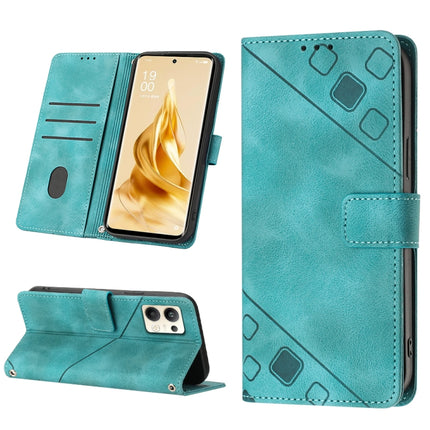Skin-feel Embossed Leather Phone Case, For Realme 6, For Realme 6 Pro, For OPPO Reno5 A, For OPPO Reno9 Pro+