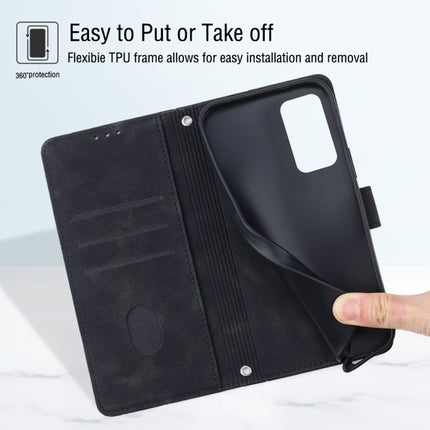 Skin-feel Embossed Leather Phone Case, For OPPO Reno4, For OPPO Reno5 4G / Reno5 5G, For OPPO Reno6 4G, For OPPO Reno8 T 5G/A1 Pro 5G Global