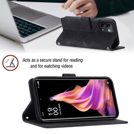 Skin-feel Embossed Leather Phone Case, For OPPO Reno9 5G／Reno9 Pro 5G, For Xiaomi Redmi 6 Pro / A2 Lite, For Xiaomi Redmi Note 12 Pro+ Global / Redmi Note 12 Explorer, For Xiaomi 13 Lite 5G
