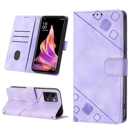 Skin-feel Embossed Leather Phone Case, For OPPO Reno9 5G／Reno9 Pro 5G, For Xiaomi Redmi 6 Pro / A2 Lite, For Xiaomi Redmi Note 12 Pro+ Global / Redmi Note 12 Explorer, For Xiaomi 13 Lite 5G