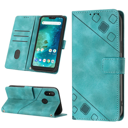 Skin-feel Embossed Leather Phone Case, For OPPO Reno9 5G／Reno9 Pro 5G, For Xiaomi Redmi 6 Pro / A2 Lite, For Xiaomi Redmi Note 12 Pro+ Global / Redmi Note 12 Explorer, For Xiaomi 13 Lite 5G