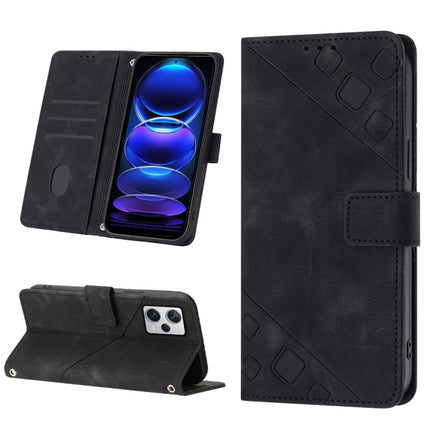 Skin-feel Embossed Leather Phone Case, For OPPO Reno9 5G／Reno9 Pro 5G, For Xiaomi Redmi 6 Pro / A2 Lite, For Xiaomi Redmi Note 12 Pro+ Global / Redmi Note 12 Explorer, For Xiaomi 13 Lite 5G