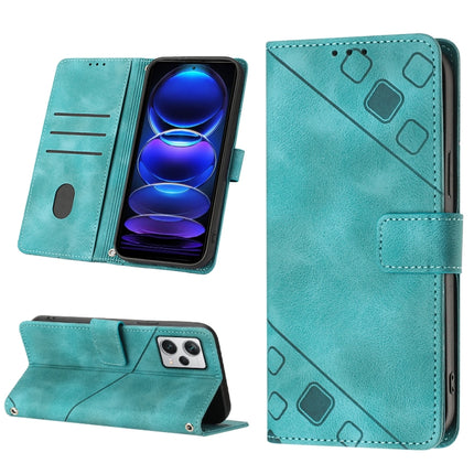 Skin-feel Embossed Leather Phone Case, For OPPO Reno9 5G／Reno9 Pro 5G, For Xiaomi Redmi 6 Pro / A2 Lite, For Xiaomi Redmi Note 12 Pro+ Global / Redmi Note 12 Explorer, For Xiaomi 13 Lite 5G