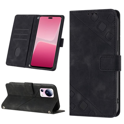 Skin-feel Embossed Leather Phone Case, For OPPO Reno9 5G／Reno9 Pro 5G, For Xiaomi Redmi 6 Pro / A2 Lite, For Xiaomi Redmi Note 12 Pro+ Global / Redmi Note 12 Explorer, For Xiaomi 13 Lite 5G