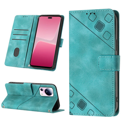 Skin-feel Embossed Leather Phone Case, For OPPO Reno9 5G／Reno9 Pro 5G, For Xiaomi Redmi 6 Pro / A2 Lite, For Xiaomi Redmi Note 12 Pro+ Global / Redmi Note 12 Explorer, For Xiaomi 13 Lite 5G