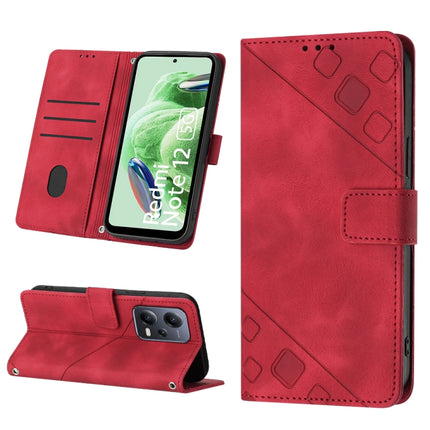 Skin-feel Embossed Leather Phone Case, For Xiaomi Poco X5 5G, For Xiaomi Poco X5 Pro 5G / Redmi Note 12 Pro Speed, For Sony XPreia ACE  III, For Sony XPreia 5 IV
