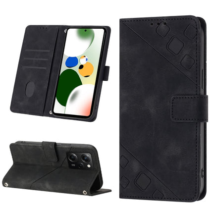 Skin-feel Embossed Leather Phone Case, For Xiaomi Poco X5 5G, For Xiaomi Poco X5 Pro 5G / Redmi Note 12 Pro Speed, For Sony XPreia ACE  III, For Sony XPreia 5 IV
