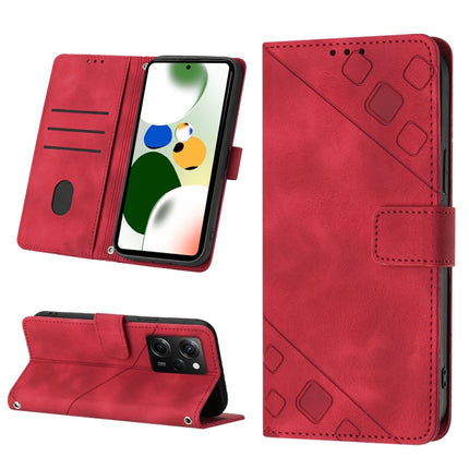 Skin-feel Embossed Leather Phone Case, For Xiaomi Poco X5 5G, For Xiaomi Poco X5 Pro 5G / Redmi Note 12 Pro Speed, For Sony XPreia ACE  III, For Sony XPreia 5 IV