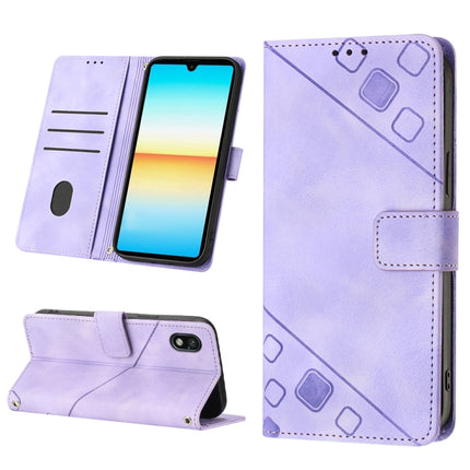 Skin-feel Embossed Leather Phone Case, For Xiaomi Poco X5 5G, For Xiaomi Poco X5 Pro 5G / Redmi Note 12 Pro Speed, For Sony XPreia ACE  III, For Sony XPreia 5 IV