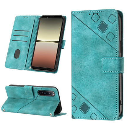 Skin-feel Embossed Leather Phone Case, For Xiaomi Poco X5 5G, For Xiaomi Poco X5 Pro 5G / Redmi Note 12 Pro Speed, For Sony XPreia ACE  III, For Sony XPreia 5 IV