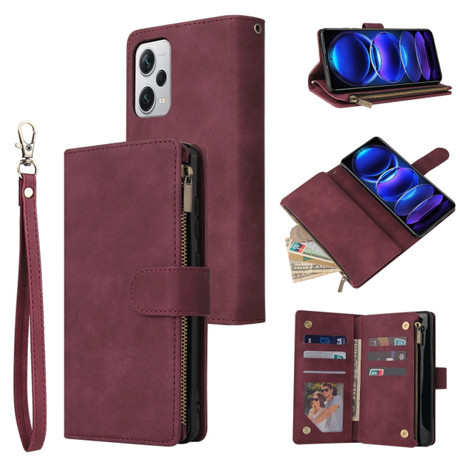 Multifunctional Multi-Card Wallet Phone Leather Case, For Xiaomi Redmi Note 12 Pro+ 5G, For Xiaomi 12T / 12T Pro, For Google Pixel 7A