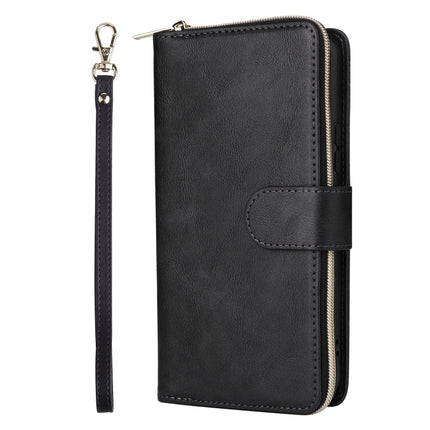 9 Card Slots Zipper Wallet Bag Leather Phone Case, For Samsung Galaxy A34, For Samsung Galaxy A54, For Xiaomi Redmi Note 12 5G Global / Poco X5, For Xiaomi Redmi Note 12 Pro 5G Speed / Note 12 Pro 5G Global / Poco X5 Pro