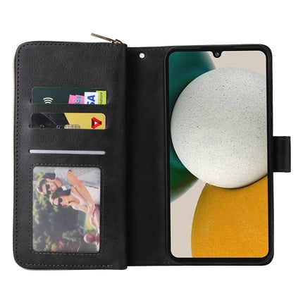 9 Card Slots Zipper Wallet Bag Leather Phone Case, For Samsung Galaxy A34, For Samsung Galaxy A54, For Xiaomi Redmi Note 12 5G Global / Poco X5, For Xiaomi Redmi Note 12 Pro 5G Speed / Note 12 Pro 5G Global / Poco X5 Pro