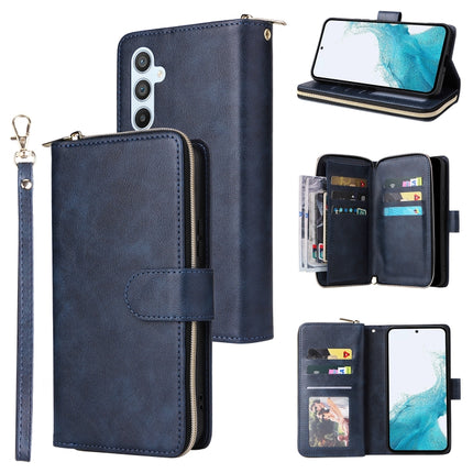 9 Card Slots Zipper Wallet Bag Leather Phone Case, For Samsung Galaxy A34, For Samsung Galaxy A54, For Xiaomi Redmi Note 12 5G Global / Poco X5, For Xiaomi Redmi Note 12 Pro 5G Speed / Note 12 Pro 5G Global / Poco X5 Pro