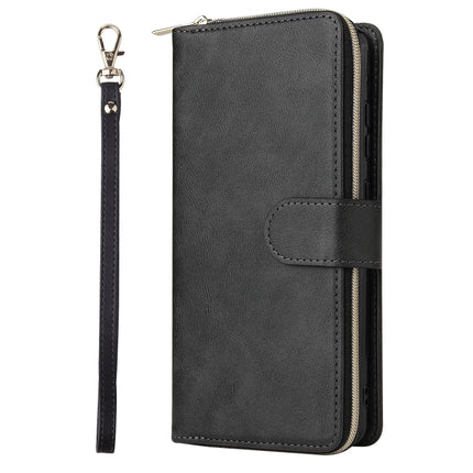 9 Card Slots Zipper Wallet Bag Leather Phone Case, For Xiaomi Redmi Note 12 Explorer / Note 12 Pro+ Global