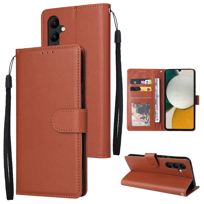 3 Card Slots Multifunctional Leather Phone Case, For Samsung Galaxy A34, For Samsung Galaxy A54, For Infinix Hot 10 Lite