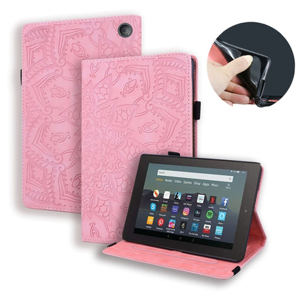 Calf Texture Embossed Flip Leather Tablet Case, For Xiaomi Pad 5 Pro 12.4 inch, For Lenovo Tab M10 Plus 10.6 3rd Gen 2022, For Amazon Kindle Fire 7 2022