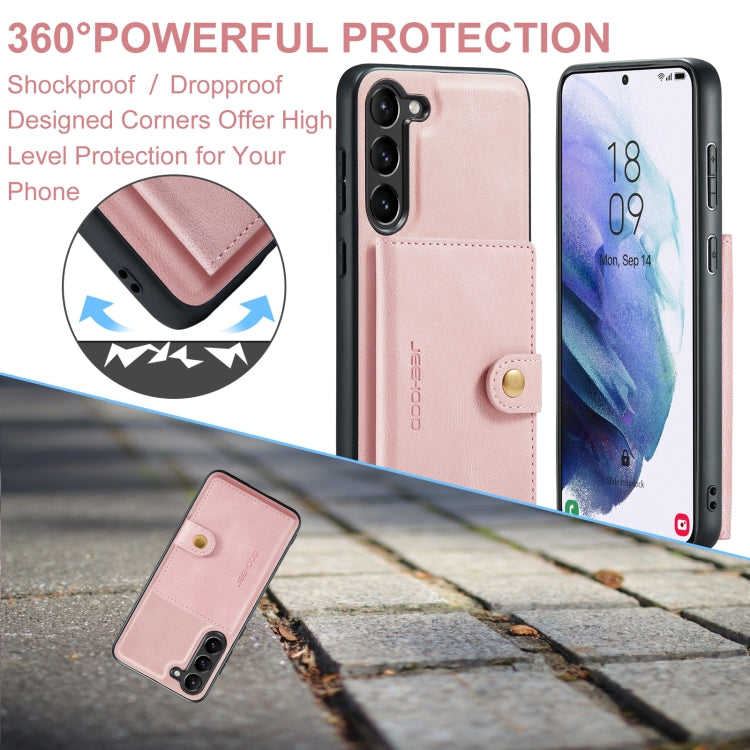 JEEHOOD Retro Magnetic Detachable Protective Phone Case with Wallet & Card Slot, For Samsung Galaxy A54 5G / A54 4G