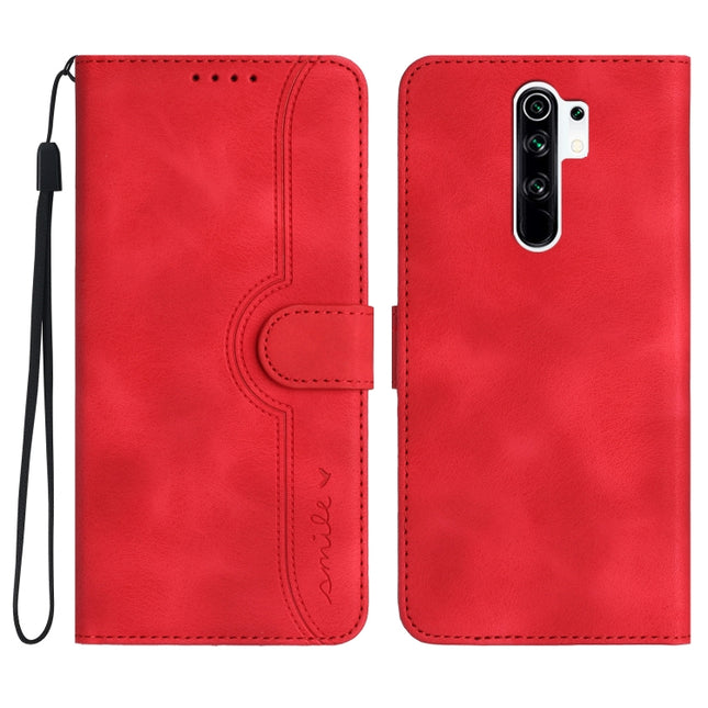 Heart Pattern Skin Feel Leather Phone Case, For Xiaomi Redmi 9/9 Prime/Poco M2, For Xiaomi Redmi 9A/9AT/9i, For Xiaomi Redmi 9C/9C NFC/Poco C3, For Xiaomi Redmi 10A 4G