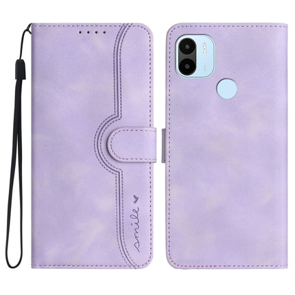 Heart Pattern Skin Feel Leather Phone Case, For Xiaomi Redmi 10C 4G Global/10 India/10 Power, For Xiaomi Redmi A1+, For Xiaomi Redmi Note 7, For Xiaomi Redmi Note 8