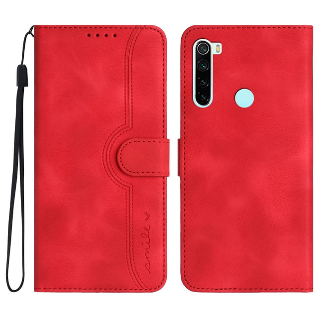 Heart Pattern Skin Feel Leather Phone Case, For Xiaomi Redmi Note 8T, For Xiaomi Redmi Note 9 4G Global/10X 4G, For Xiaomi Redmi Note 9 Pro, For Xiaomi Redmi Note 10 4G Global