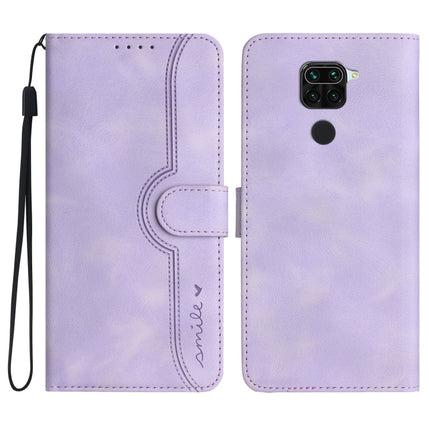 Heart Pattern Skin Feel Leather Phone Case, For Xiaomi Redmi Note 8T, For Xiaomi Redmi Note 9 4G Global/10X 4G, For Xiaomi Redmi Note 9 Pro, For Xiaomi Redmi Note 10 4G Global