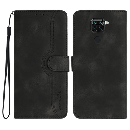 Heart Pattern Skin Feel Leather Phone Case, For Xiaomi Redmi Note 8T, For Xiaomi Redmi Note 9 4G Global/10X 4G, For Xiaomi Redmi Note 9 Pro, For Xiaomi Redmi Note 10 4G Global