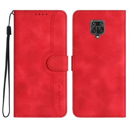 Heart Pattern Skin Feel Leather Phone Case, For Xiaomi Redmi Note 8T, For Xiaomi Redmi Note 9 4G Global/10X 4G, For Xiaomi Redmi Note 9 Pro, For Xiaomi Redmi Note 10 4G Global