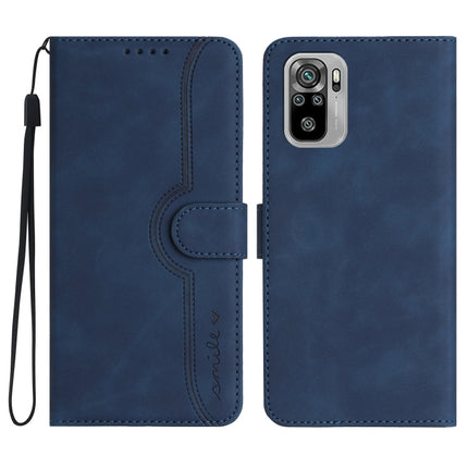 Heart Pattern Skin Feel Leather Phone Case, For Xiaomi Redmi Note 8T, For Xiaomi Redmi Note 9 4G Global/10X 4G, For Xiaomi Redmi Note 9 Pro, For Xiaomi Redmi Note 10 4G Global
