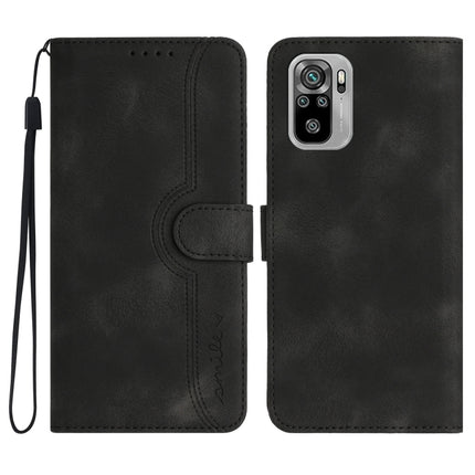 Heart Pattern Skin Feel Leather Phone Case, For Xiaomi Redmi Note 8T, For Xiaomi Redmi Note 9 4G Global/10X 4G, For Xiaomi Redmi Note 9 Pro, For Xiaomi Redmi Note 10 4G Global