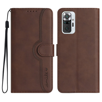 Heart Pattern Skin Feel Leather Phone Case, For Xiaomi Redmi Note 10 5G, For Xiaomi Redmi Note 10 Pro 4G Global/Note 10 Pro Max, For Xiaomi Redmi Note 11 Pro 4G/5G Global, For Xiaomi Redmi Note 11 4G Global/Note 11S