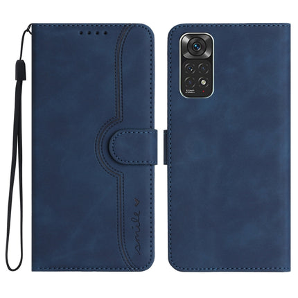 Heart Pattern Skin Feel Leather Phone Case, For Xiaomi Redmi Note 10 5G, For Xiaomi Redmi Note 10 Pro 4G Global/Note 10 Pro Max, For Xiaomi Redmi Note 11 Pro 4G/5G Global, For Xiaomi Redmi Note 11 4G Global/Note 11S