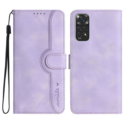 Heart Pattern Skin Feel Leather Phone Case, For Xiaomi Redmi Note 10 5G, For Xiaomi Redmi Note 10 Pro 4G Global/Note 10 Pro Max, For Xiaomi Redmi Note 11 Pro 4G/5G Global, For Xiaomi Redmi Note 11 4G Global/Note 11S