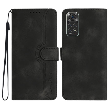 Heart Pattern Skin Feel Leather Phone Case, For Xiaomi Redmi Note 10 5G, For Xiaomi Redmi Note 10 Pro 4G Global/Note 10 Pro Max, For Xiaomi Redmi Note 11 Pro 4G/5G Global, For Xiaomi Redmi Note 11 4G Global/Note 11S