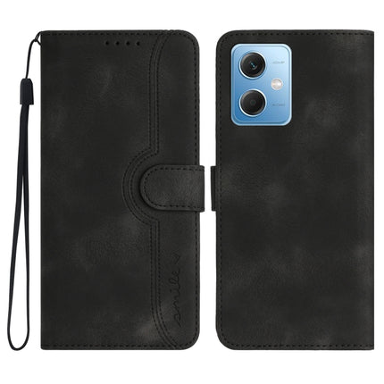 Heart Pattern Skin Feel Leather Phone Case, For Xiaomi Redmi Note 12 5G, For Xiaomi Redmi Note 12 Pro 5G, For Xiaomi Redmi Note 12 Pro+ 5G, For Xiaomi 11T/11T Pro