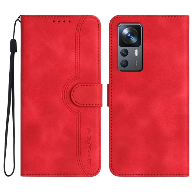 Heart Pattern Skin Feel Leather Phone Case, For Xiaomi 12T/12T Pro/Redmi K50 Ultra, For Xiaomi 13, For Xiaomi 13 Pro, For Xiaomi Civi 2
