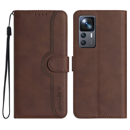 Heart Pattern Skin Feel Leather Phone Case, For Xiaomi 12T/12T Pro/Redmi K50 Ultra, For Xiaomi 13, For Xiaomi 13 Pro, For Xiaomi Civi 2