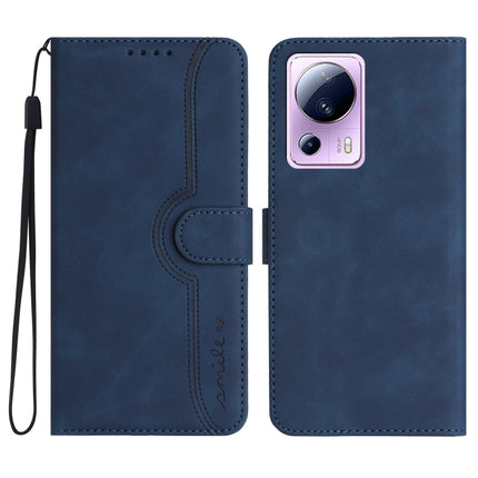 Heart Pattern Skin Feel Leather Phone Case, For Xiaomi 12T/12T Pro/Redmi K50 Ultra, For Xiaomi 13, For Xiaomi 13 Pro, For Xiaomi Civi 2