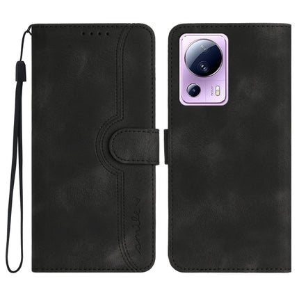 Heart Pattern Skin Feel Leather Phone Case, For Xiaomi 12T/12T Pro/Redmi K50 Ultra, For Xiaomi 13, For Xiaomi 13 Pro, For Xiaomi Civi 2