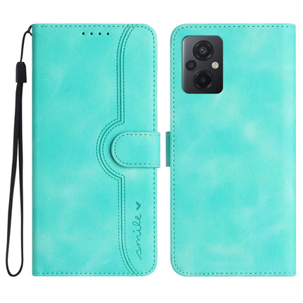 Heart Pattern Skin Feel Leather Phone Case, For Xiaomi Poco M5