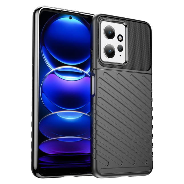 Thunderbolt Shockproof TPU Protective Soft Phone Case, For Xiaomi Redmi Note 12 4G Global