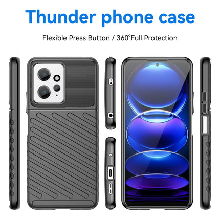 Thunderbolt Shockproof TPU Protective Soft Phone Case, For Xiaomi Redmi Note 12 4G Global